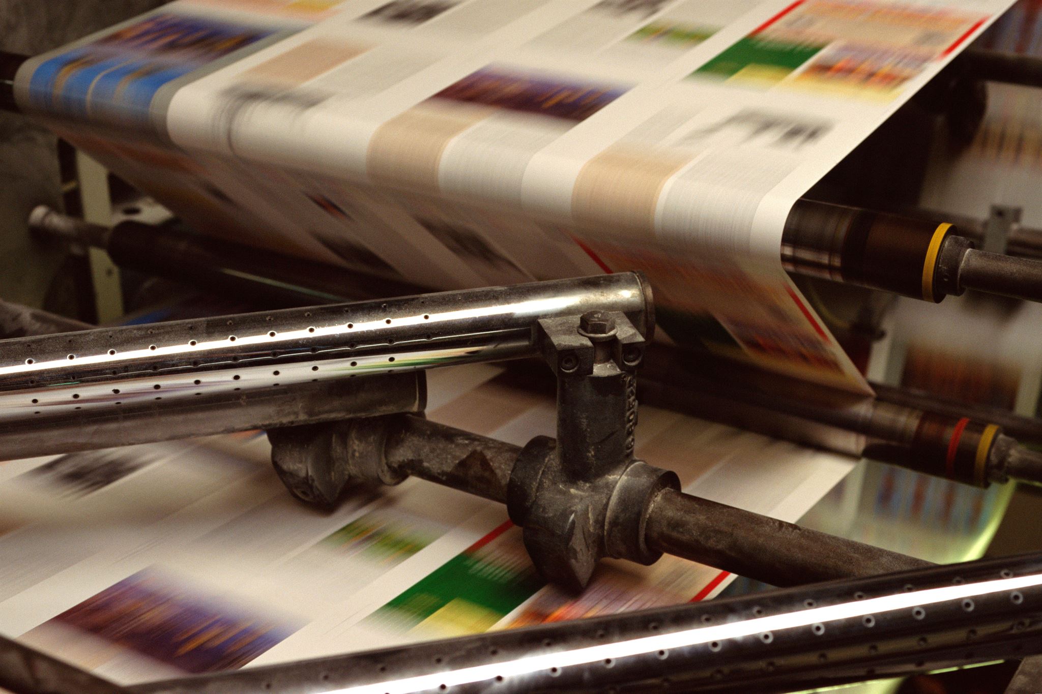 Sheets-of-magazines-being-recycled